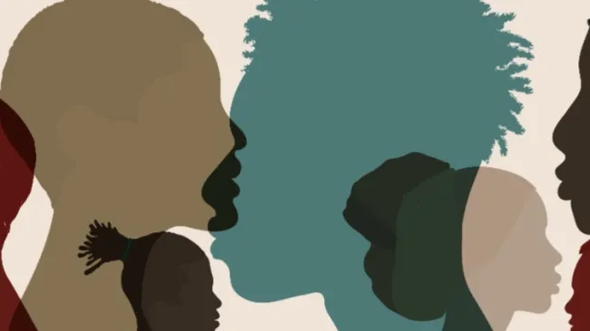 multi-colored silhouettes